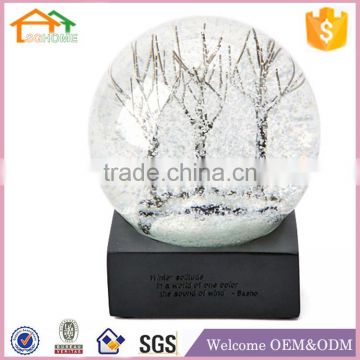 Factory Custom made best home decoration snow globe gift polyresin greece souvenir snow globe