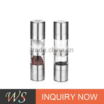 WS-PG16 Chinese Supplier Premium Stainless Steel Salt and Pepper Mill set
