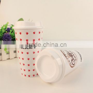 reusable customized heat sensitive plastic magic coffee mug travel mug