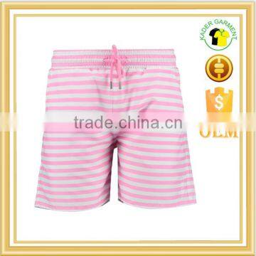 stripe swimming shorts polyester shorts all over printing shorts