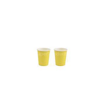 Compostable Single Wall Disposable Espresso Cups , 3.5oz / 12oz Custom Printed Paper Cups