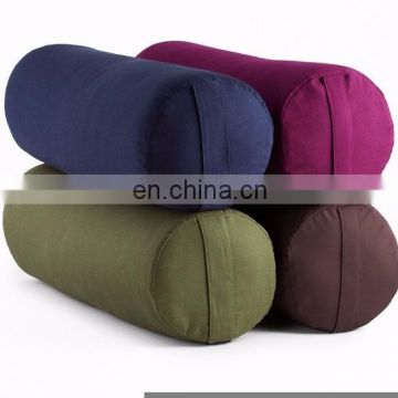 Eco-friendly Removable and Washable Oblong Portable Organic Cotton Yoga Bolster with handles