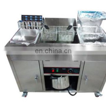 Full stainless steel multifunctional potato chip fried  machine chicken fried machine with temperature adjustalbe 30-220 degree