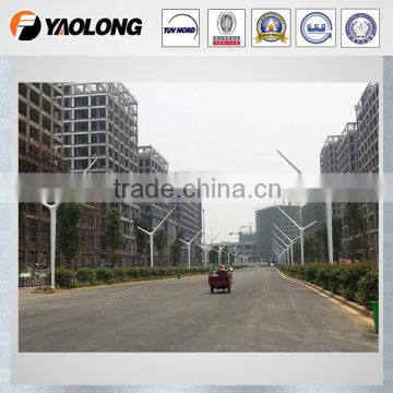 Stainless Steel Y Shape Light Pole with Double Arm