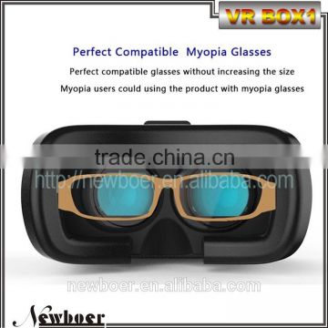 VR BOX1 3D Glasses Glasses Type with just 50sets MOQ and ABS material