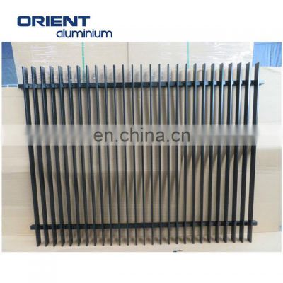 Black Fencing - Vertical Blade Aluminium Fence Panel 1800H X 2400W