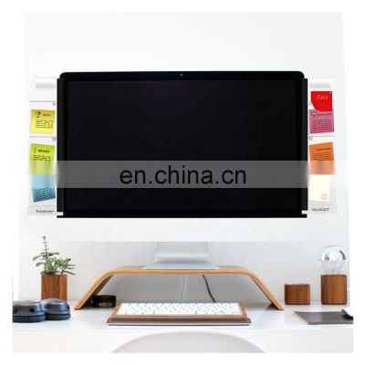 Computer Monitor Message Board Sticky Notes Holder Sticky Notes Memo Boards Message Pad for Monitor