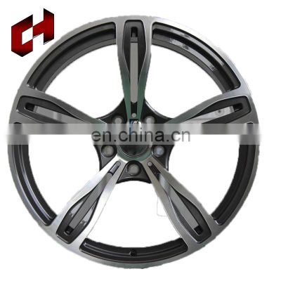 CH Wholesale 24X14 Aftermarket Wide Black Yellow Forging Aluminium Bearing Front Rear Car Parts Rims Forged Wheel Alloy Wheels