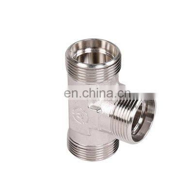 wholesale T QHH3745.2 SS304 SS316 stainless steel pipe fitting quality tee pipe fitting