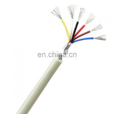 26Awg 6 Core 5Mm Conductor 12/0.12 Electronic Signal Extension Cord Cable Light Gray Pvc Electronical Wires