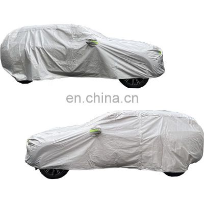 HFTM folding garage car cover red color car rain cover car 360 degree seat cover for Hyundai Toyota BMW AUdi  Ford Nissan