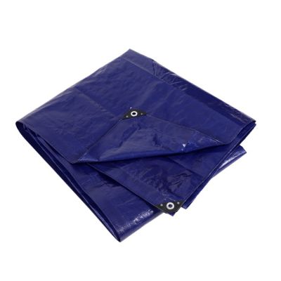Dark Blue PE Tarpaulin Cover Sheet Plastic Tarpaulin with Waterproof