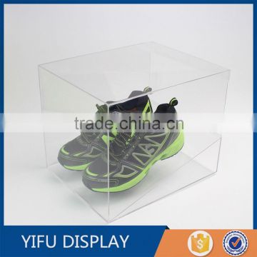 Clear Acrylic Glass Shoe Display Case, acrylic shoe display box