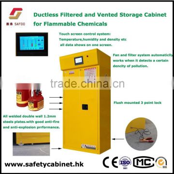 Unique desigh Ductless Vented Filtered Storage Cabinet for Flammable material