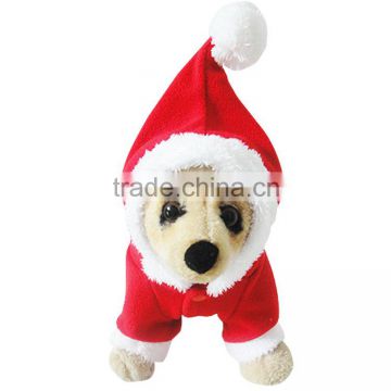 Wholesale Polar Fleece Material for Fall & Winter Season Two-legged Dogs Christmas Wear