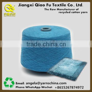 Recycled cotton yarn manufacturers tc 50/50 polyester cotton carpet yarn