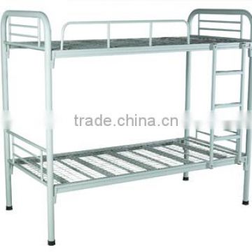 Strong double metal bunk bed set for apartment building