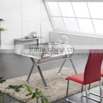 New Stainless Steel Dining Table Designs Modern Home Dining Furniture(SZ-DT103C)