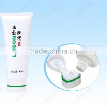 D35mm Cosmetic PE Tube with Double Color Cap for Cleanser