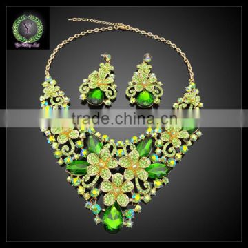 2016 New Arrival African Gold Plated Jewelry set which for Wedding jewelry set Match Clothes KHK875