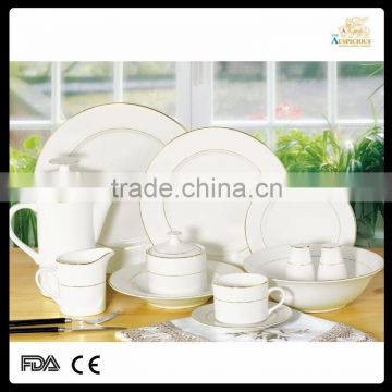 hot sale new bone china 34pcs dinnerware homeware resturant