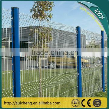 PVC Coated double wire fence/double wire mesh fence PVC Coated fence(Guangzhou Factory)