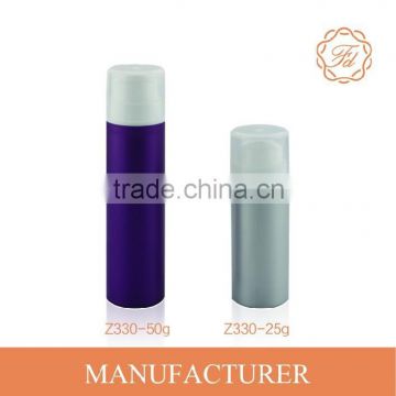 25g 50g round straight lotion bottle with vacuum pump