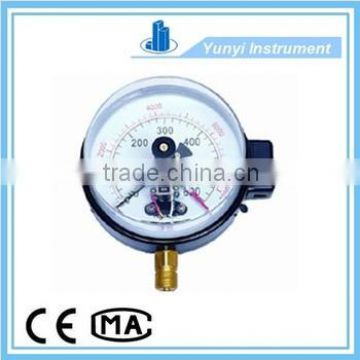 electric contact Shock-proof pressure gauge accuracy 1.6%
