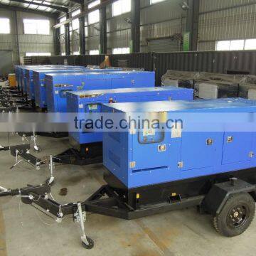 160kw Mobile Trailer Silent Generator