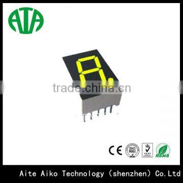 mini 7 segment led display with yellow color