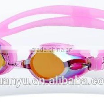 Super Profesional high end Mirror Coated Swimming Goggles for Adult