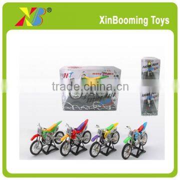 Free wheel metal motocross motorcycle with music, Die cast toy