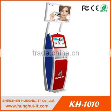 Dual Touch Screen Bill Acceptor Payment Sefe-service Terminal Kiosk