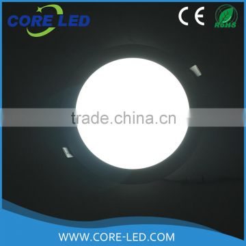 flat round white led panel light 6W with size 120mm