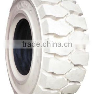 white color 7.00-12 8.25-12 27x10-12 solid tires for industry