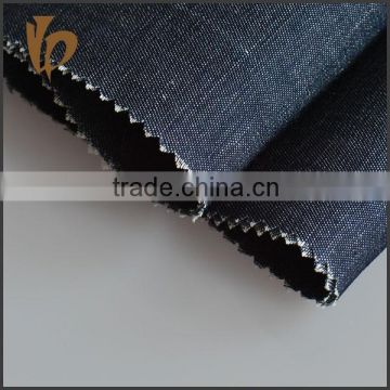 Indian Linen Cotton yarn dyed denim flax Fabric wholesale