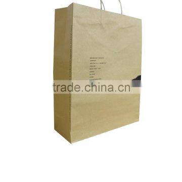 Custom pantone color printing kraft paper bag