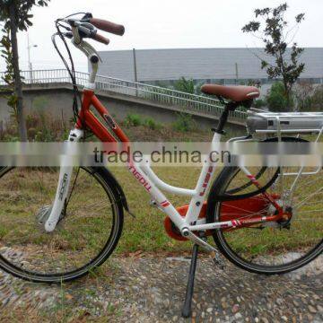 fashion and high quality 28 inch electric bikes made in china with roller brake