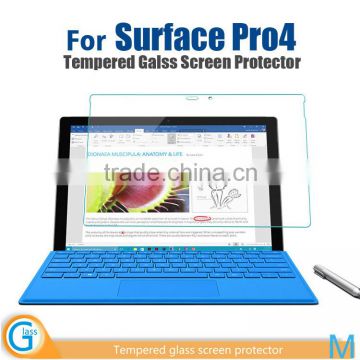 Perfect Fit Anti Fingerprint 9H Tempered Glass Filter for Microsoft Surface Pro 4