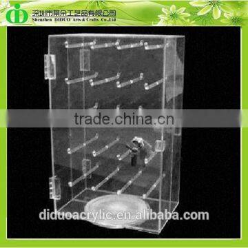 DDC-C044 Trade Assurance Rotating Acrylic Keychain Display Cabinet