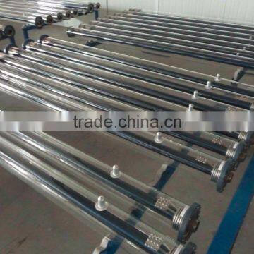 Glass and steel vacuum tube for medium & high temp. parabolic trough collector