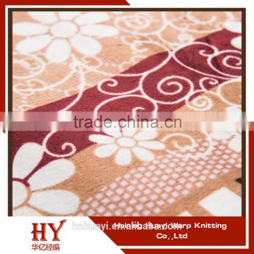 Digital printed velvet fabric for home textile decoration