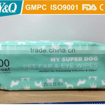 organic pet wet wipes and pet cleaning wipes/pet care produsts