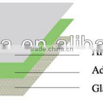 Single Sided Aluminum Foil Woven Glass Fabric Lightweight Roofing Materials