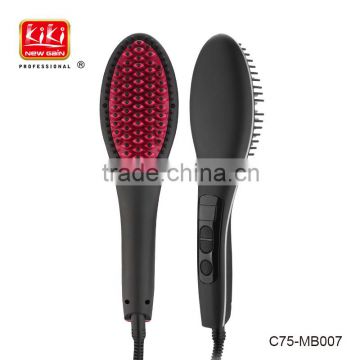 Professional LED display Hair Straightener. Ceramic oil plated aluminum heating teeh hair straightener