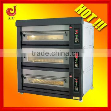 electric bakery oven for cakes/6 trays gas oven