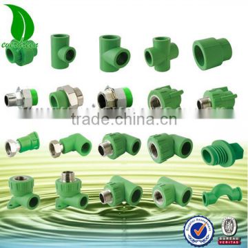 green plastic ppr pipe fitting with high quality