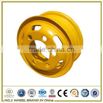 Steel tube wheel rim for semi truck steel rims