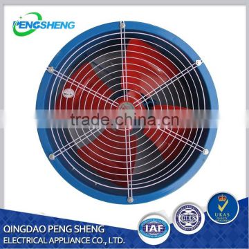 Stainless steel high temperature axial flow fan