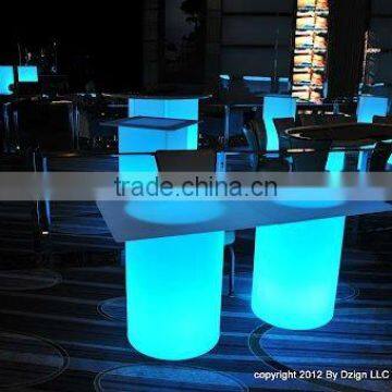led glow bar/led table/led round furniture